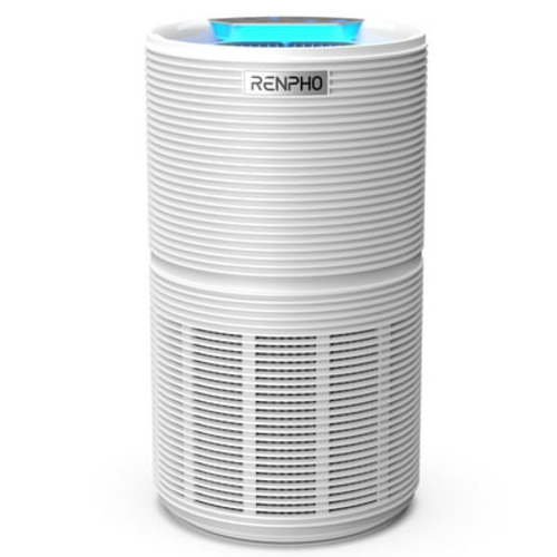 RENPHO Air Purifier for Home Large Room up to 1200 Sq.ft, 5-Stage H13 True HEPA Filter, Air Cleaner for Pet Hair, Allergies, Smokers, Odors, Dust, Pollen, Model AP088-WH
