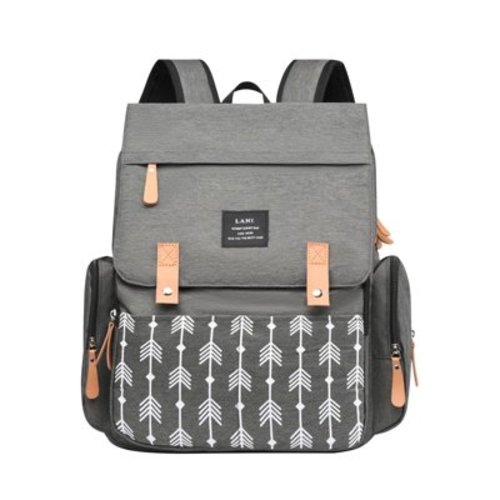 Openpig Diaper Bag Backpack with Baby Pad Insulated Pocket Stroller Straps Wipe Dispenser Padded Shoulder Large Fashion Bags Dad or Mom