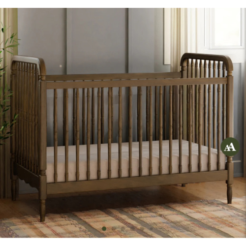 Liberty 3-in-1 Convertible Spindle Crib with Toddler Bed Conversion Kit