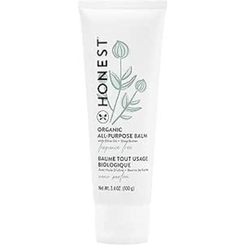 The Honest Company Organic All Purpose Balm, 3.4 oz | Gentle for Baby, Soothes + Moisturizes