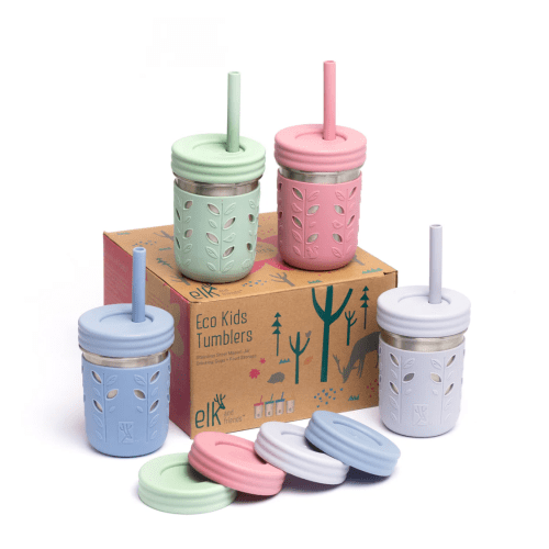 Stainless Steel 10oz Drinking Tumblers + Food Storage