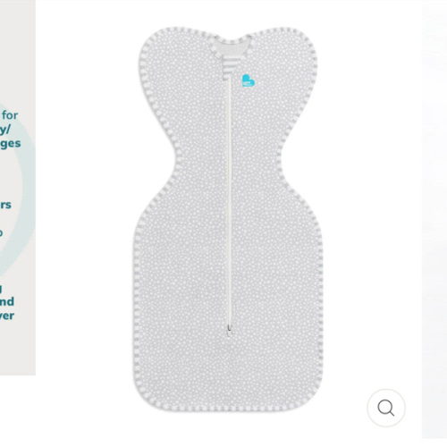 Love To Dream Swaddle Up™ Bamboo Original 1.0 TOG - Grey Dot