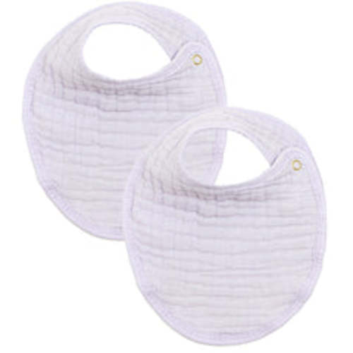 Cloud Muslin™ Bib 2 Pack - Lilac – Lou Lou & Company