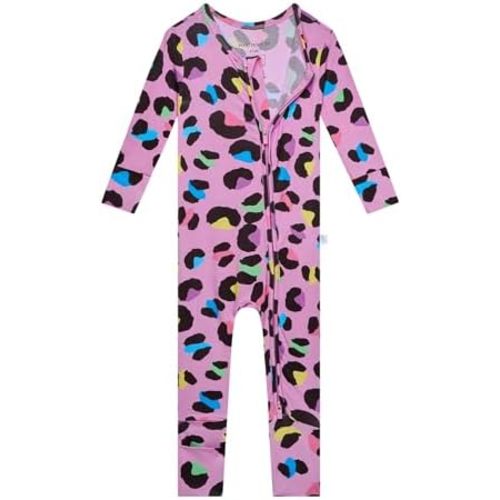 Posh Peanut Convertible Baby Sleepers - Girls Footless Baby Pajamas with 2 Way Zipper for Easy Diaper Changes