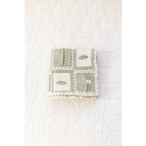 New Grain Patchwork blanket | Fish