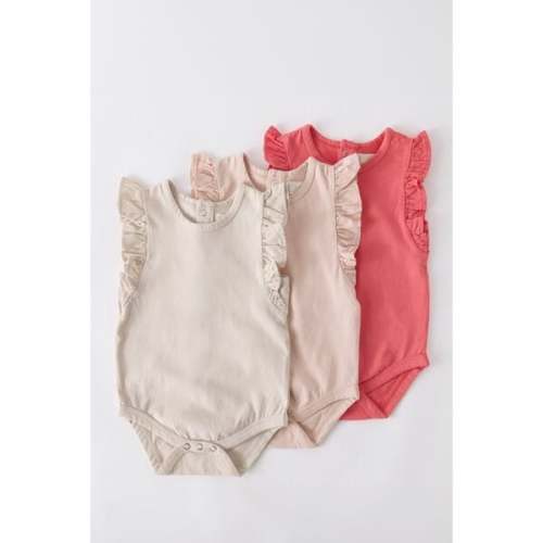 Garment Dye Flutter One-Piece, Soft Peony - Pehr | Maisonette
