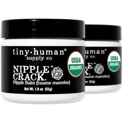 Organic Nipple Cream, Nipple Crack Lanolin Free Nipple Butter, Balm for Breastfeeding Mother, No Need to Wash Off, Safe for Baby and Mama