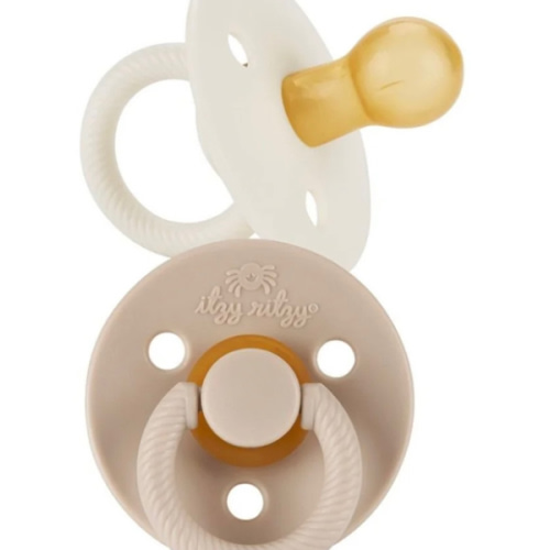 Natural Rubber Pacifier 0-6m | Itzy Ritzy® | ItzyRitzy.com