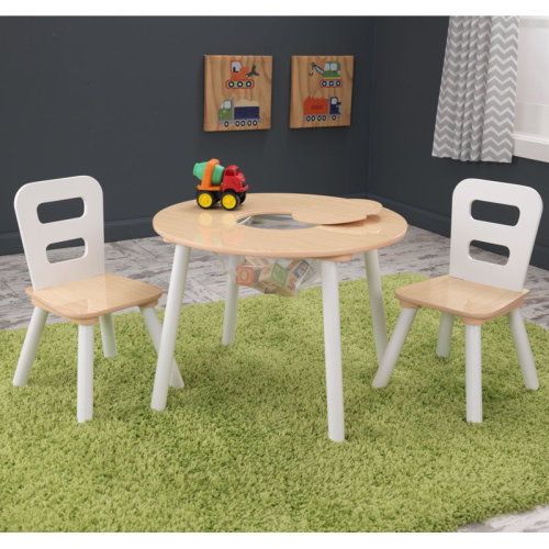 KidKraft Kids 3 Piece Round Table and Chair Set & Reviews | Wayfair