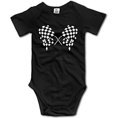 Checkered Flags Race Car Flag Newborn Girl Boy Romper Jumpsuit Bodysuit Baby Outfits Infant Clothes
