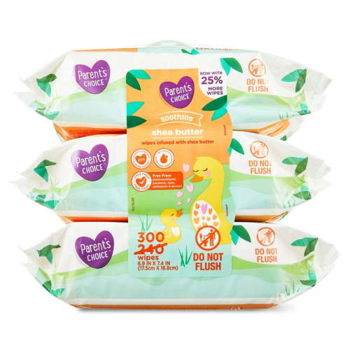 Parent's Choice Shea Butter Baby Wipes, 300 Count (Select for More Options)
