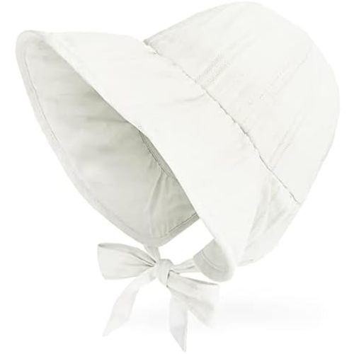 Baby Hat Brimmed Sun Bonnet Floppy Toddler Girls Fashion Princess Lace Victorian Hat Bucket Visor Cap, 6m 12m 24m
