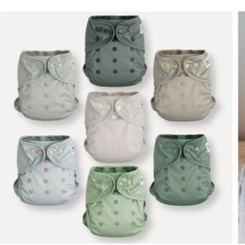 Nora’s Nursery Cloth Diapers - Morning Dew AWJ