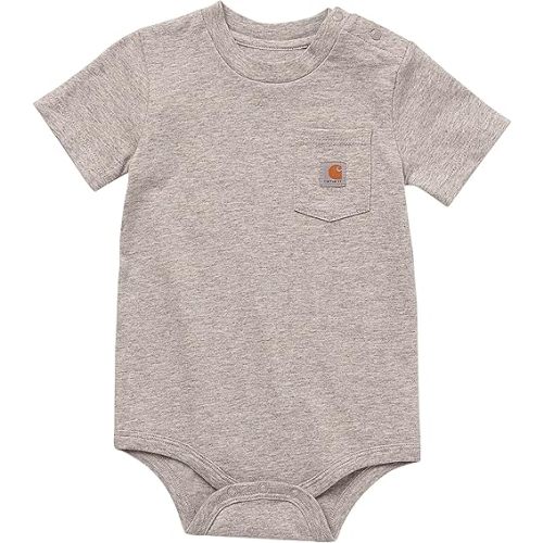Carhartt Unisex Baby Short-sleeve Bodysuit Pocket T-shirt Onesie
