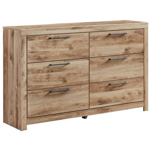 Signature Design by Ashley Hyanna 6-Drawer Dresser in Golden Rustic