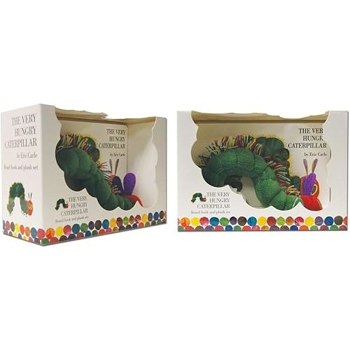 The Very Hungry Caterpillar Board Book and Plush (Book&Toy) Hardcover – Picture Book, August 30, 2002