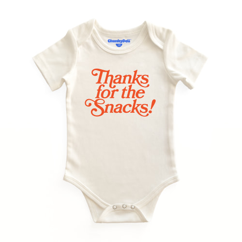 Thanks for the Snacks! Baby Bodysuit – Chunky Deli