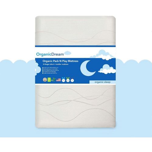 Organic Dream Pack and Play Mattress 2-Stage Dual Sided