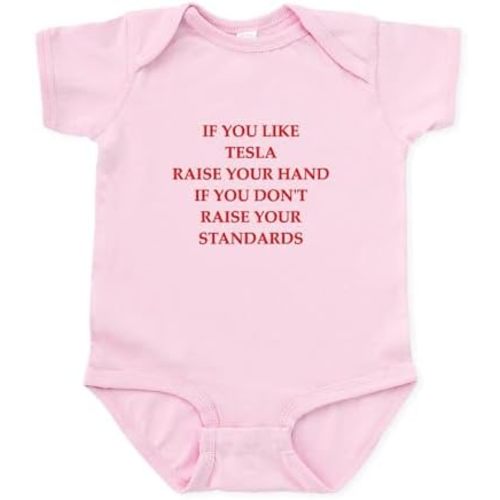 CafePress Tesla Body Suit Cute Infant Bodysuit Baby Romper