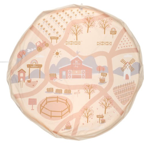 Toddlekind 2-in-1 Baby Playmat & Storage Bag, The Ranch