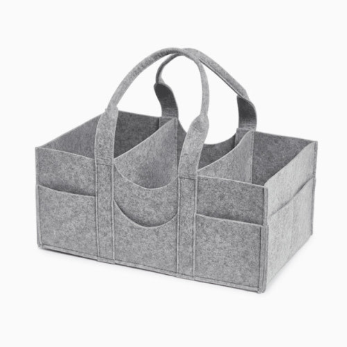 Felt Diaper Caddy - Heather Grey