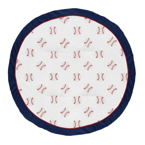 Sweet Jojo Designs Baseball Patch Baby Fabric Playmat | Wayfair