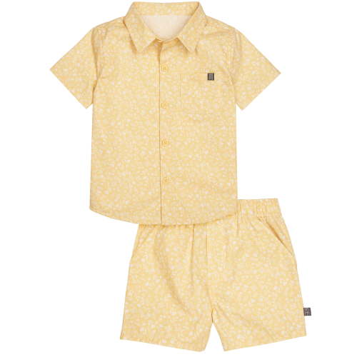 Modern Moments by Gerber Toddler Boy Woven Shirt and Short Set, Sizes 12M-5T