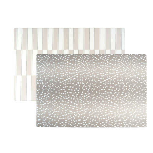 antelope + stripe - greige
