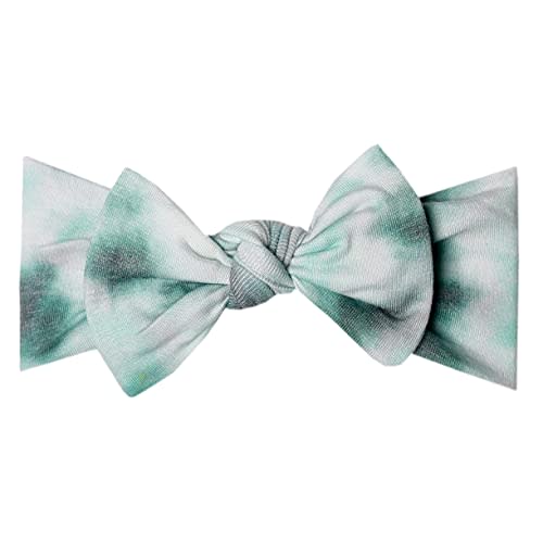 Copper Pearl Baby Stretchy Soft Knit Headband Bow Bahama