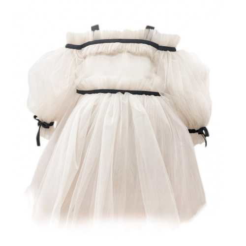 Coco-Caramel Tulle Dress
 – Petite Maison Kids