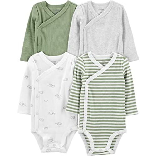 Simple Joys by Carter's unisex-baby 4-pack Side Snap Bodysuit