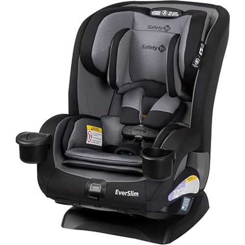 Safety 1st Everslim DLX Slim Convertible Car Seat– A 4-in-1 Convertible Child Safety Car Seats; Baby Car Seats for 5-100 lbs, High Street