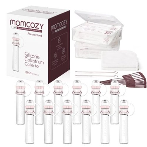 Momcozy Colostrum Collector, Portable Reusable Breast Milk Collector and Storege, 5ml