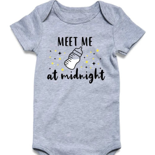 Funnycokid Baby Boys Girls Bodysuit Funny Newborn Romper Short Sleeve Infant Neutral Outfits Jumpsuit 0-12 Months