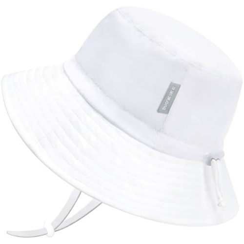 UPF 50+ Baby Sun hat Baby Bucket hat with Strings Summer Sun Protection Infant Sun hat for Kids