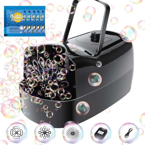 JoyStone Bubble Automatic Bubble Blowing Machine , 10000+ Bubbles Per Minute, Bubble Toy for Indoor and Outdoor Birthday Parties
