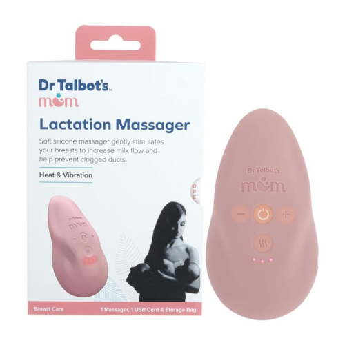 Dr. Talbot's Mom Heat & Vibration Lactation Massager for Breastfeeding Mothers HSA/FSA Eligible