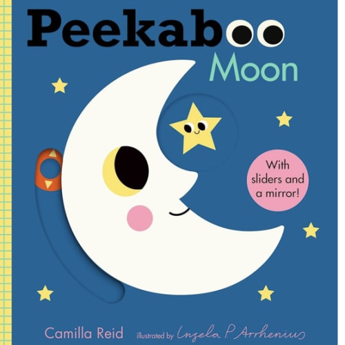 Peekaboo: Moon: (An Interactive Board Book for Babies & Toddlers with Mirror & Sliders to Push, Pull, or Turn. Cute Artwork Includes a Clock, Light, Teddy Bear, & More.) (Peekaboo You)
