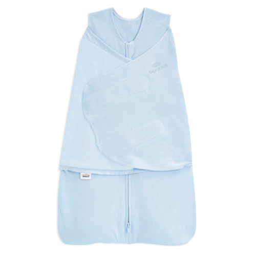 Chambray Organic Cotton Swaddle Gift Box | HALO