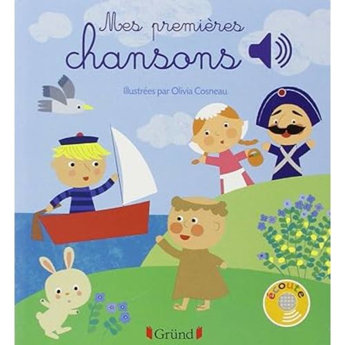 Amazon.fr - Mes premières chansons – Livre sonore avec 6 puces – Dès 1 an - Cosneau, Olivia - Livres