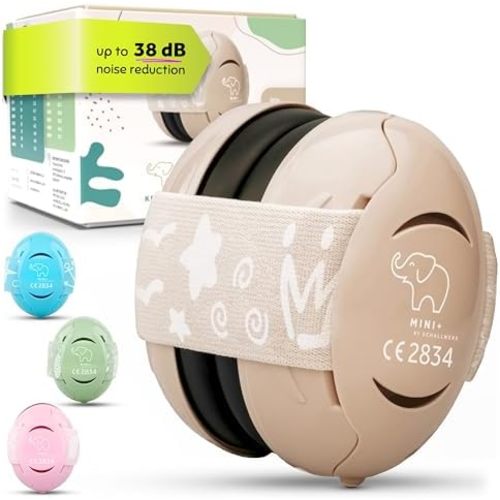 Schallwerk ® Mini+ Baby Ear Muffs – Noise Protection for Babies, Infants, Toddlers – CE & ANSI Certified Headphones