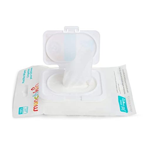 Munchkin® Arm & Hammer Pacifier Wipes - Safely Cleans Baby and Toddler Essentials, 2 Pack, 72 Wipes - 36 Count (Pack of 2)