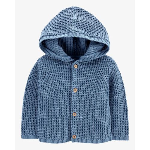 Baby Hooded Cotton Cardigan - Carter's | Carter's