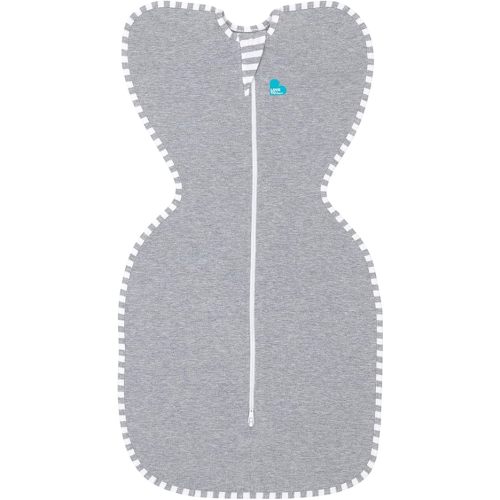 Love to Dream Swaddle UP, Baby Sleep Sack, Self-Soothing Swaddles for Newborns, Improves Sleep, Snug Fit Helps Calm Startle Reflex, New Born Essentials for Baby, Small 8-13lbs, Gray