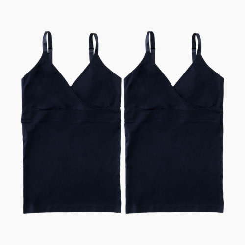 Ingrid and Isabel Crossover Cami Bundle - Black/Black, M