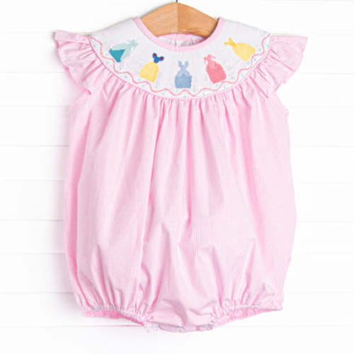 Dress-Up Dreams Smocked Bubble, Pink – Stitchy Fish