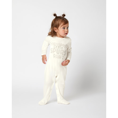 Spurs Baby Mummys Little Spurs Fan Sleepsuit