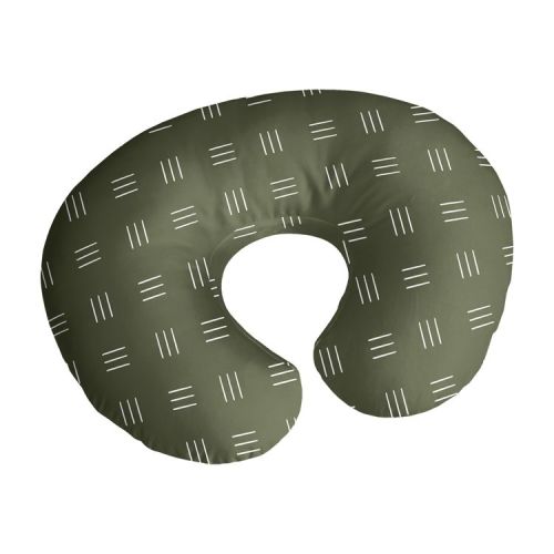 Sweet Jojo Designs Boy, Girl, Unisex/Gender Neutral Support Nursing Pillow Cover (Pillow Not Included) Jungle Green and White