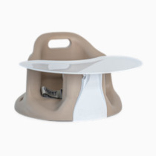 Upseat Baby Floor & Booster Seat with Tray - Taupe