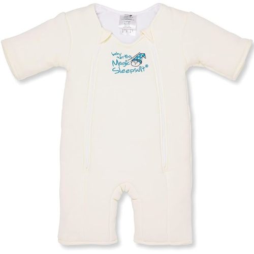Magic Sleepsuit Baby Merlin's Swaddle Transition Product - Cotton - Cream colour- for 6-9 Months baby
